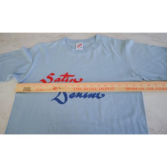 Vtg 90s Jerzees USA Western Graphic Tee M Cowboy Logo Uniform Shirt Rodeo Retro - Picture 10 of 14